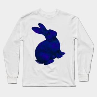 Blue easter Bunny Long Sleeve T-Shirt